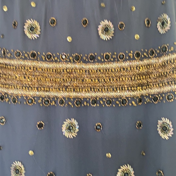 Aidan Mattox short sleeves sequins cocktail dress - Picture 9 of 11